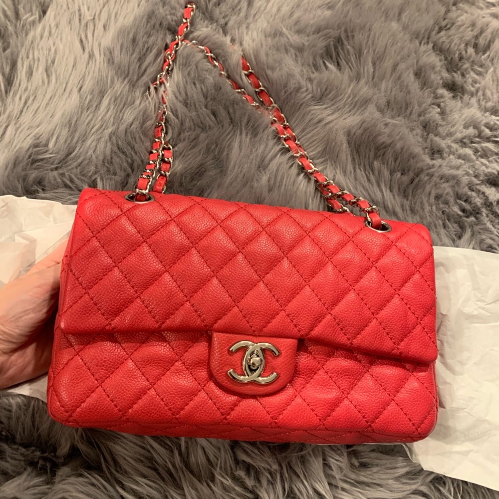 Authentic Chanel Classic Flap Bag